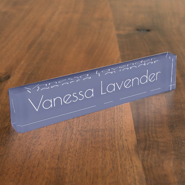 Plaque de bureau - Lavande HAMbyWG (Taille)