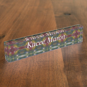 Plaque de bureau - Lumières vives HAMbyWG