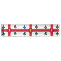 Plaque de bureau patriotique avec drapeau de Montr