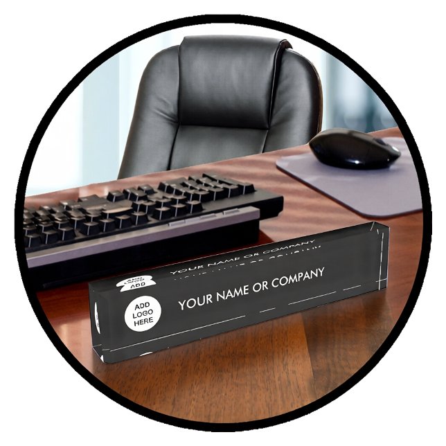 Plaque de bureau personnalisée (Créateur téléchargé)