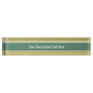 Plaque de bureau personnalisée Motif