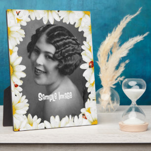 Plaque de cadre d'art Daisy et Lady Bug