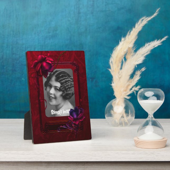 Plaque de cadre d'art gothique violet (Côté)