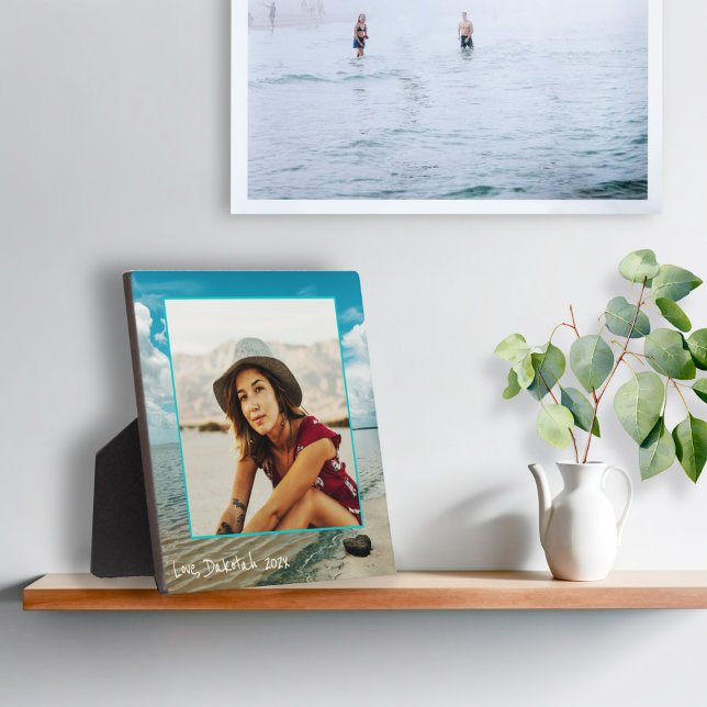 Plaque de cadre photo à l'extrémité de l'eau (Créateur téléchargé)