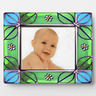 Plaque de cadre photo en verre tendu