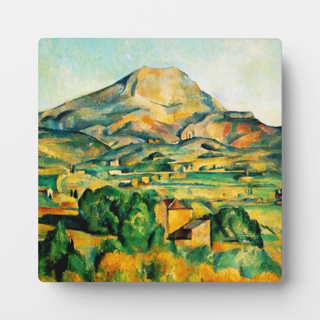 Plaque de Cezanne Mont Sainte-Victoire (Devant)