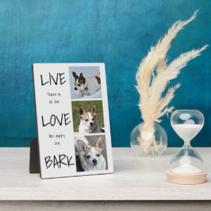 Plaque de collage photo de chien