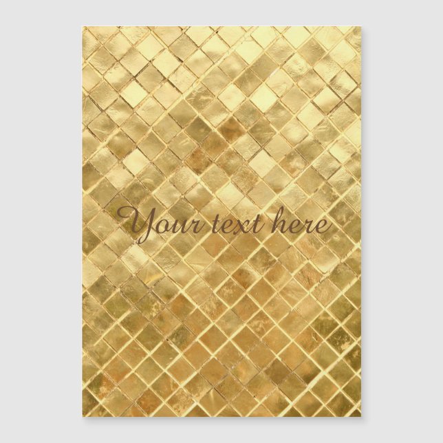 Plaque de contrôle en or (Devant)