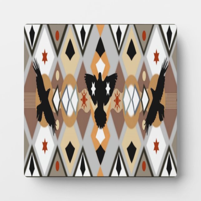 Plaque de corneille amérindienne (Devant)