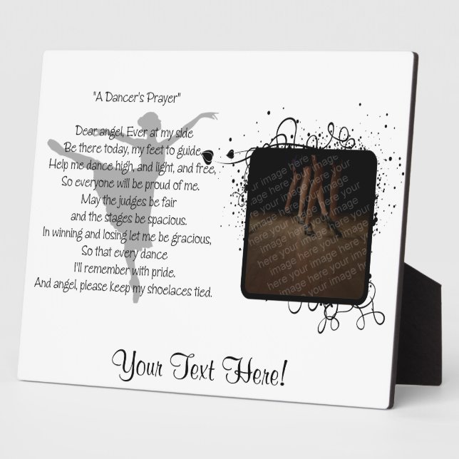 Plaque de danse de prière d'une danseuse (Côté)