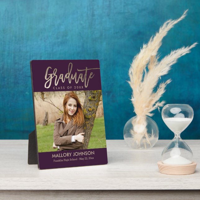 Plaque de graduation de couleur modifiée Glimmer B (Côté)