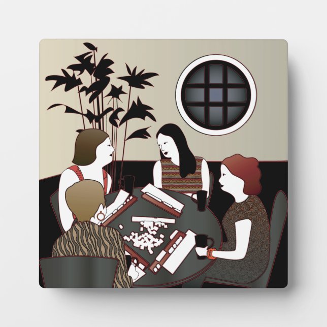 Plaque de jeu Mah Jongg (Devant)