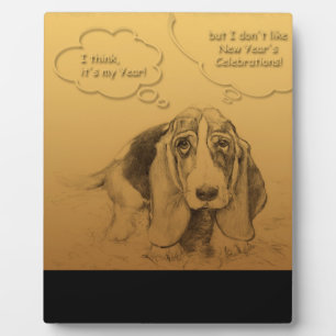 Plaque de l'année chinoise du chien vietnamien