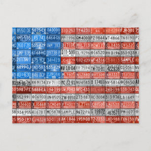 Plaque de licence du Michigan Drapeau de la carte