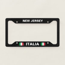 Plaque de licence New Jersey Italia