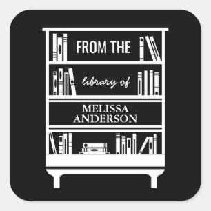 Plaque De Livraison De La Bibliothèque Des Sticker