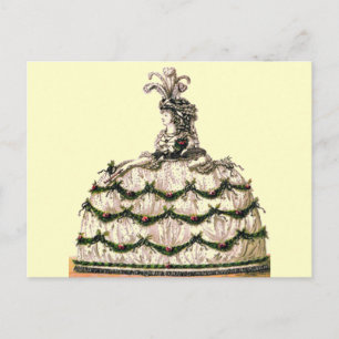 Plaque de mode ~ Carte postale Marie Antoinette Lo
