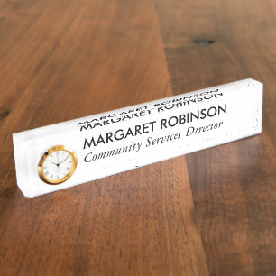 PLAQUE DE NOM DE BUREAU PERSONNALISÉE