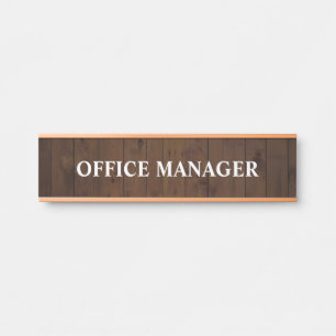 Plaque de nom de porte de bureau professionnel mod