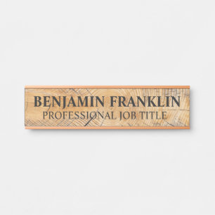Plaque de nom de porte de bureau professionnel mod