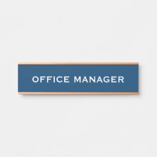 Plaque de nom de porte de bureau professionnel mod