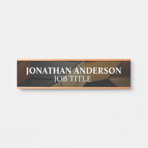 Plaque de nom de porte de bureau professionnel mod