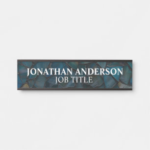 Plaque de nom de porte de bureau professionnel mod