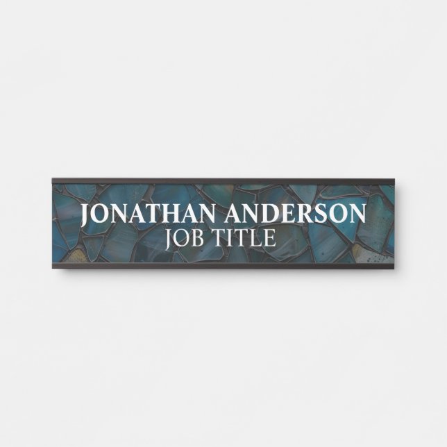 Plaque de nom de porte de bureau professionnel mod (Devant)