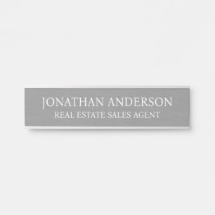 Plaque de nom de porte de bureau professionnel mod