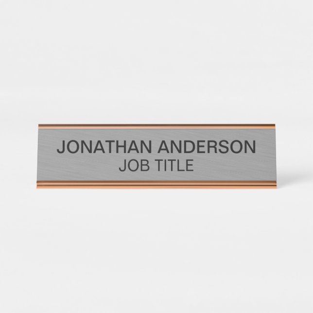 Plaque de nom de porte de bureau professionnel mod (Devant)