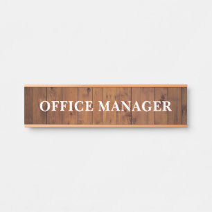 Plaque de nom de porte de bureau professionnel mod