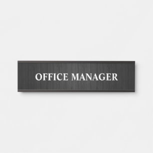 Plaque de nom de porte de bureau professionnel mod