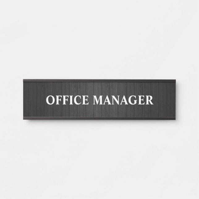Plaque de nom de porte de bureau professionnel mod (Devant)