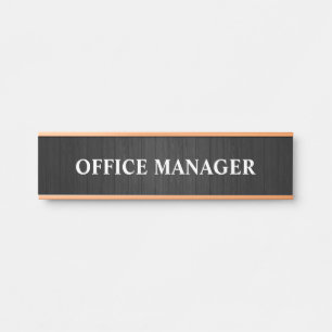 Plaque de nom de porte de bureau professionnel mod