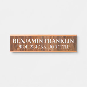 Plaque de nom de porte de bureau professionnel mod