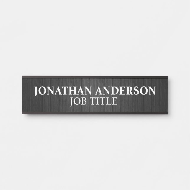 Plaque de nom de porte de bureau professionnel mod (Devant)