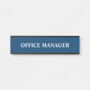 Plaque de nom de porte de bureau professionnel mod