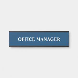 Plaque de nom de porte de bureau professionnel mod