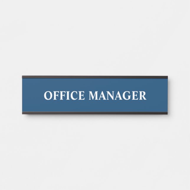 Plaque de nom de porte de bureau professionnel mod (Devant)