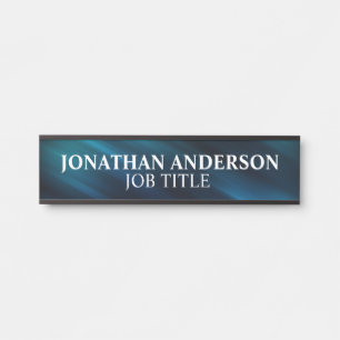 Plaque de nom de porte de bureau professionnel mod