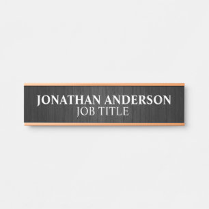 Plaque de nom de porte de bureau professionnel mod