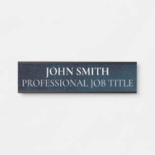 Plaque de nom de porte de bureau professionnel mod