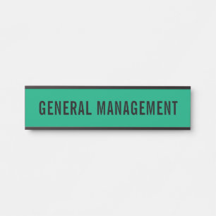 Plaque de nom de porte de bureau professionnel mod