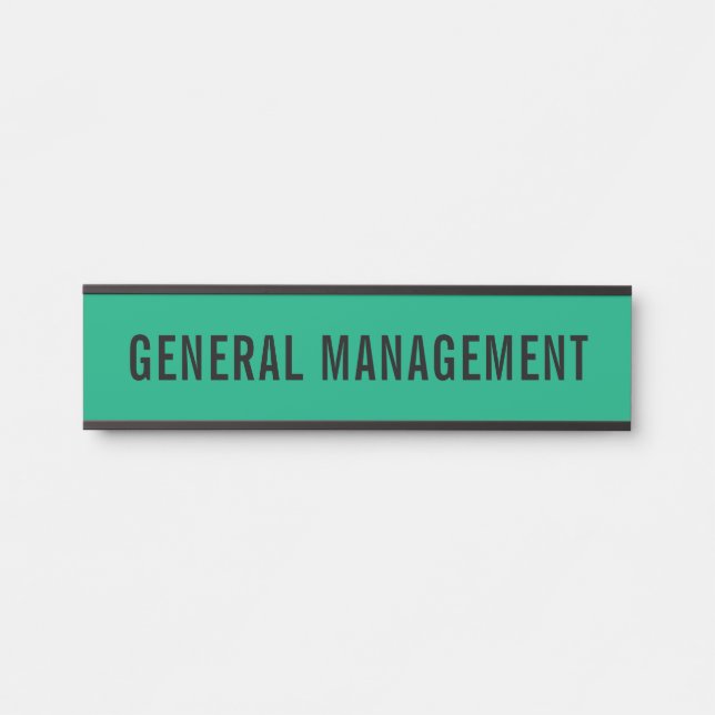 Plaque de nom de porte de bureau professionnel mod (Devant)