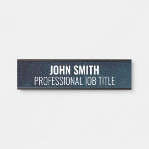 Plaque de nom de porte de bureau professionnel mod