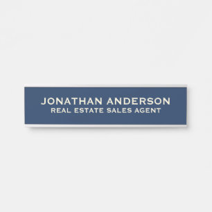 Plaque de nom de porte de bureau professionnel mod
