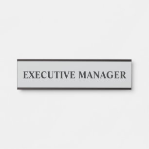 Plaque de nom de porte de bureau professionnel mod