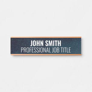 Plaque de nom de porte de bureau professionnel mod