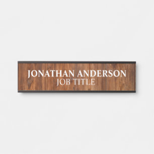 Plaque de nom de porte de bureau professionnel mod