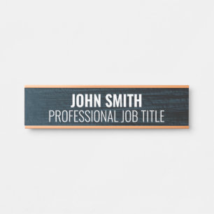Plaque de nom de porte de bureau professionnel mod